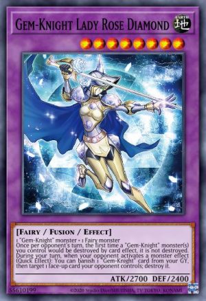 Gem-Knight Lady Rose Diamond - (Dueling Heroes Tin) - (MP23-EN134) - (Common)