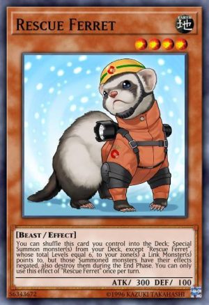 Rescue Ferret - (Legendary Hero Decks) - (LEHD-ENC08) - (Common)