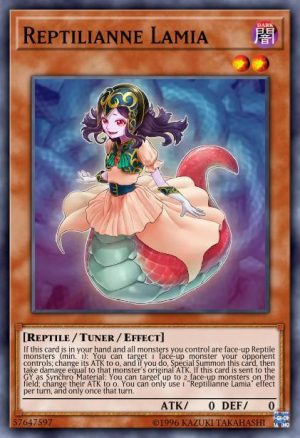 Reptilianne Lamia - (Rising Rampage) - (RIRA-EN025) - (Common)