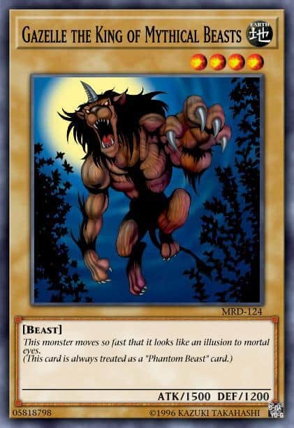Gazelle the King of Mythical Beasts - (Structure Yugi Muto) - (SDMY-EN017) - (Common)
