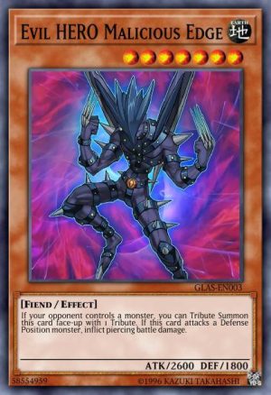 Evil HERO Malicious Edge - (Gladiator's Assault) - (GLAS-EN003) - (Super Rare)