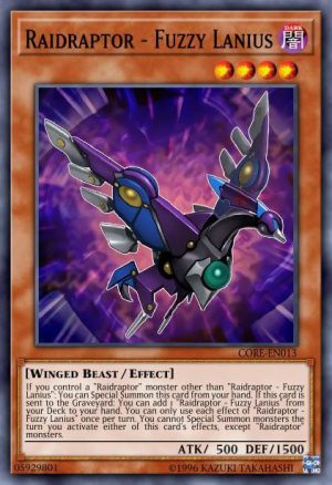 Raidraptor - Fuzzy Lanius - (Wing Raiders) - (WIRA-EN017) - (Common)