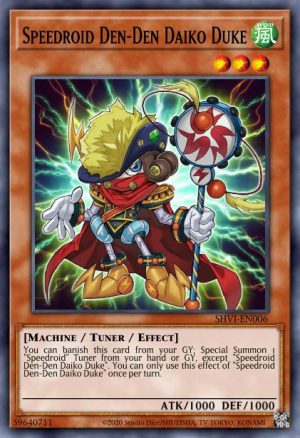 Speedroid Den-Den Daiko Duke - (Legendary Duelists Synchro Storm) - (LED8-EN013) - (Common)