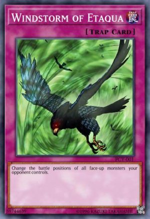 Windstorm of Etaqua - (Battle Pack 2 War of the Giants) - (BP02-EN177) - (Mosaic Rare)