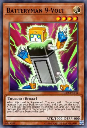 Batteryman 9-Volt - (Duelist Alliance) - (DUEA-EN038) - (Common)