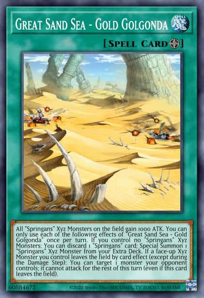 Great Sand Sea - Gold Golgonda - (Blazing Vortex) - (BLVO-EN055) - (Super Rare)