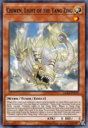 Chiwen, Light of the Yang Zing - (2015 Mega-Tin Mega Pack) - (MP15-EN087) - (Ultra Rare)