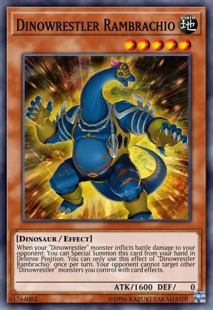 Dinowrestler Rambrachio - (Rising Rampage) - (RIRA-EN007) - (Common)