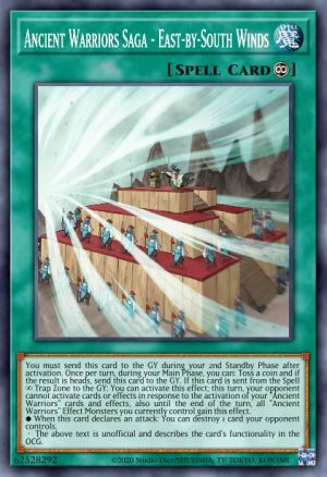 Ancient Warriors Saga - East-by-South Winds - (Rise of the Duelist) - (ROTD-EN060) - (Common)