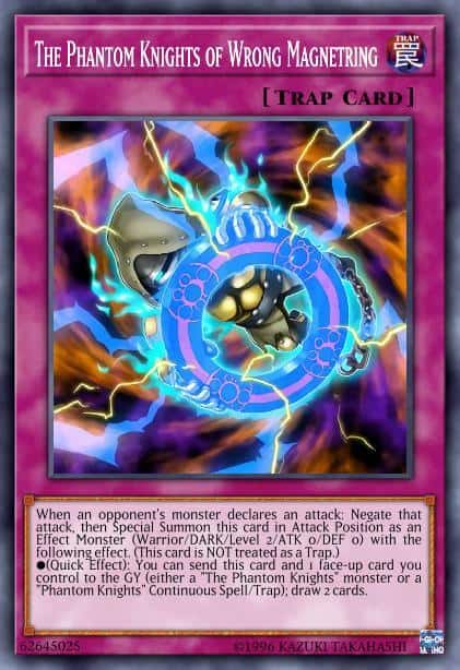 The Phantom Knights of Wrong Magnetring - (Legendary Hero Decks) - (LEHD-ENC29) - (Common)