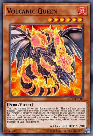 Volcanic Queen - (Legendary Duelists: Soulburning Volcano) - (LD10-EN028) - (Common)