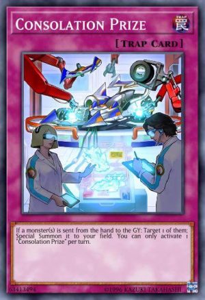 Consolation Prize - (2019 Gold Sarcophagus Tin Mega Pack) - (MP19-EN216) - (Common)