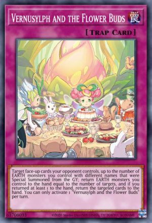 Vernusylph and the Flower Buds - (Power of the Elements) - (POTE-EN075) - (Common)