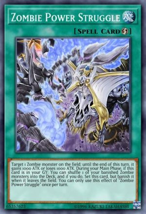 Zombie Power Struggle - (Structure Zombie Horde) - (SR07-EN024) - (Common)