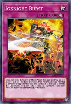Igknight Burst - (Clash of Rebellions) - (CORE-EN073) - (Rare)