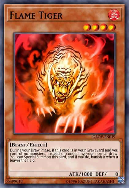 Flame Tiger - (Battle Pack 2 War of the Giants) - (BP02-EN113) - (Mosaic Rare)