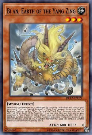 Bi'an, Earth of the Yang Zing - (Duelist Alliance) - (DUEA-EN029) - (Super Rare)