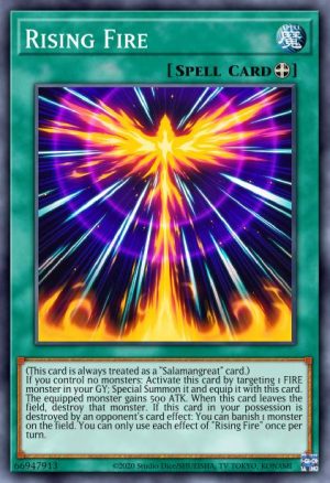 Rising Fire - (2020 Tin of Lost Memories Mega Pack) - (MP20-EN128) - (Common)