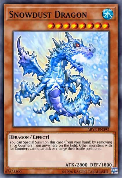 Snowdust Dragon - (Abyss Rising) - (ABYR-EN093) - (Common)