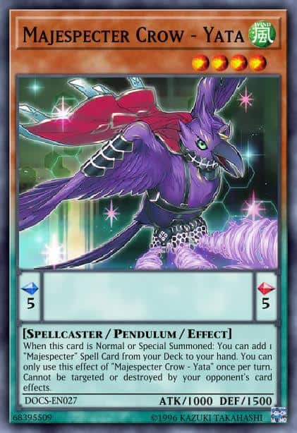 Majespecter Crow - Yata - (Maze of Millennia) - (MZMI-EN073) - (Rare)