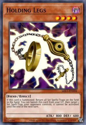 Holding Legs - (Legendary Duelists Rage of Ra) - (LED7-EN011) - (Common)