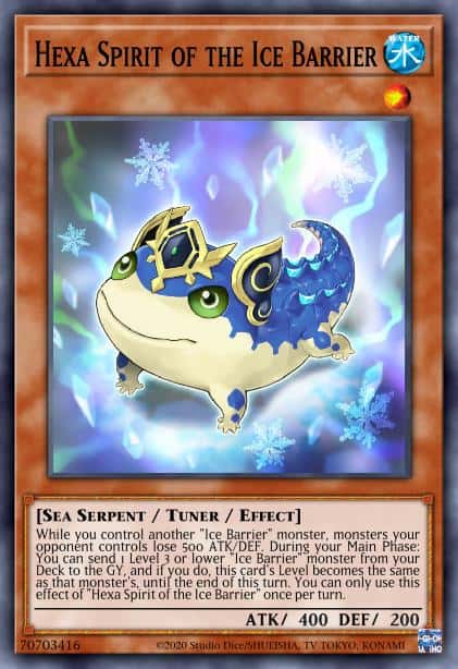 Hexa Spirit of the Ice Barrier - (Structure Freezing Chains) - (SDFC-EN004) - (Common)