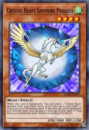 Crystal Beast Sapphire Pegasus - (Legendary Duelists Season 1) - (LDS1-EN098) - (Common)