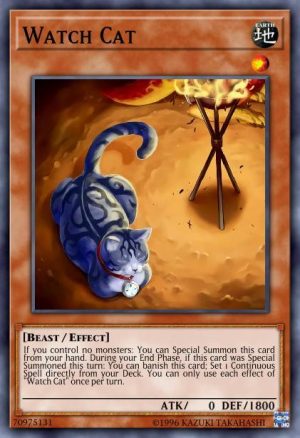 Watch Cat - (Flames of Destruction) - (FLOD-EN028) - (Common)