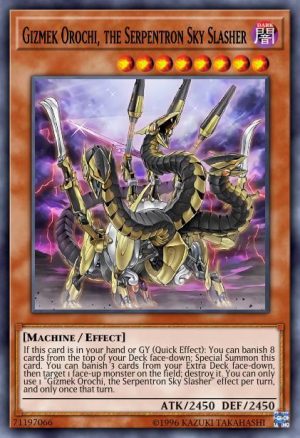 Gizmek Orochi, the Serpentron Sky Slasher - (Amazing Defenders) - (AMDE-EN048) - (Rare)