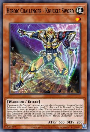 Heroic Challenger - Knuckle Sword - (Dimension Force) - (DIFO-EN015) - (Common)