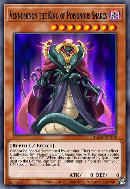 Vennominon the King of Poisonous Snakes - (Ancient Guardians) - (ANGU-EN040) - (Rare)