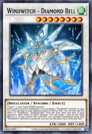 Windwitch - Diamond Bell - (Blazing Vortex) - (BLVO-EN043) - (Ultra Rare)