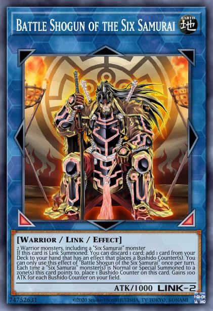 Battle Shogun of the Six Samurai - (Maximum Gold El Dorado) - (MGED-EN143) - (Rare)