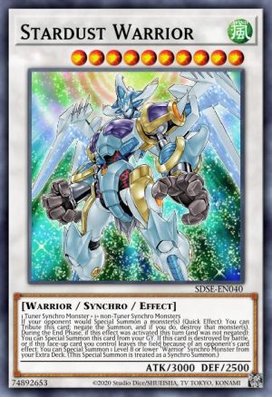 Stardust Warrior - (Legendary Duelists Synchro Storm) - (LED8-EN052) - (Common)