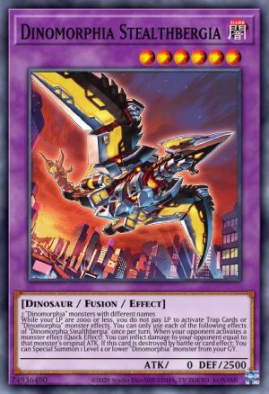 Dinomorphia Stealthbergia - (Battle of Chaos) - (BACH-EN039) - (Super Rare)