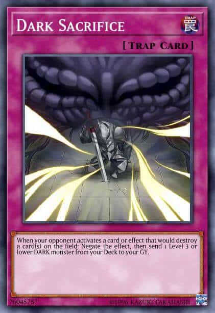 Dark Sacrifice - (Battles of Legend Hero's Revenge) - (BLHR-EN056) - (Secret Rare)