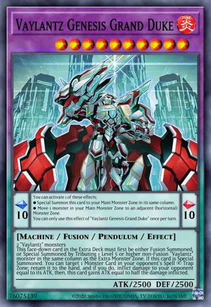 Vaylantz Genesis Grand Duke - (Tactical Masters) - (TAMA-EN010) - (Super Rare)