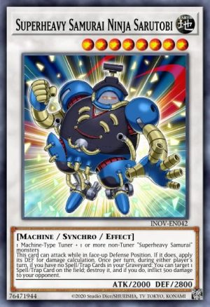 Superheavy Samurai Ninja Sarutobi - (2017 Mega-Tin Mega Pack) - (MP17-EN149) - (Rare)
