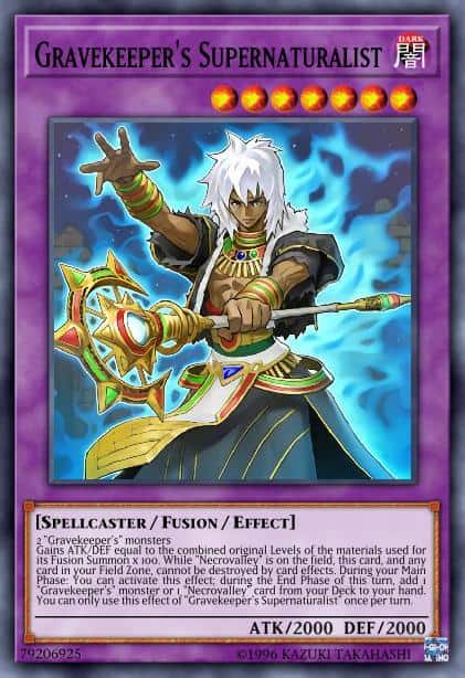 Gravekeeper's Supernaturalist - (2019 Gold Sarcophagus Tin Mega Pack) - (MP19-EN181) - (Common)