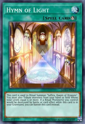 Hymn of Light - (Duelist Alliance) - (DUEA-EN063) - (Common)