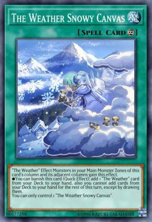 The Weather Snowy Canvas - (Spirit Warriors) - (SPWA-EN036) - (Super Rare)