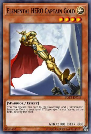 Elemental HERO Captain Gold - (LC 2 The Duel Academy Years Mega Pack) - (LCGX-EN026) - (Common)