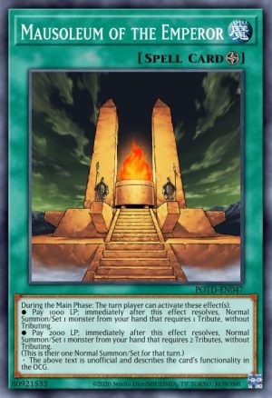 Mausoleum of the Emperor - (OTS Tournament Pack 16) - (OP16-EN006) - (Super Rare)