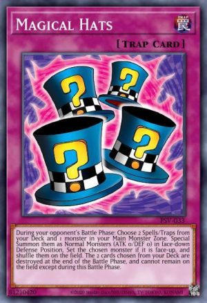 Magical Hats - (Yugi's Legendary Decks) - (YGLD-ENA38) - (Common)
