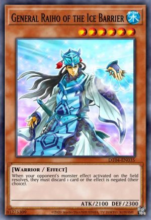 General Raiho of the Ice Barrier - (Structure Freezing Chains) - (SDFC-EN015) - (Common)