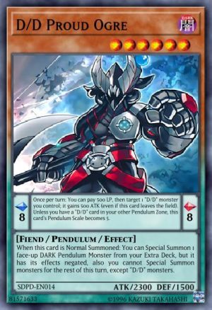 D/D Proud Ogre - (Pendulum Domination Structure) - (SDPD-EN014) - (Common)