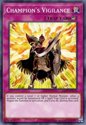 Champion's Vigilance - ( Duelists of Tomorrow) - (SS02-ENV01) - (Ultra Rare)