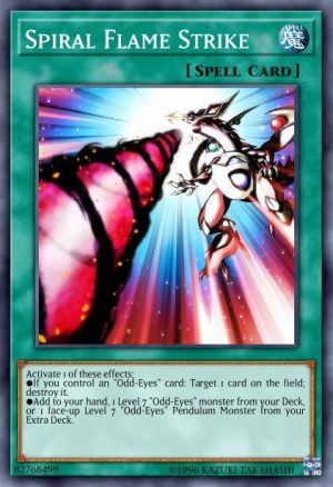 Spiral Flame Strike - (Legendary Duelists Magical Hero) - (LED6-EN055) - (Common)