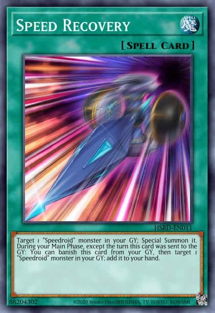 Speed Recovery - (Legendary Duelists Synchro Storm) - (LED8-EN019) - (Common)
