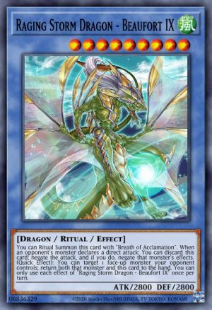 Raging Storm Dragon - Beaufort IX - (Blazing Vortex) - (BLVO-EN082) - (Common)